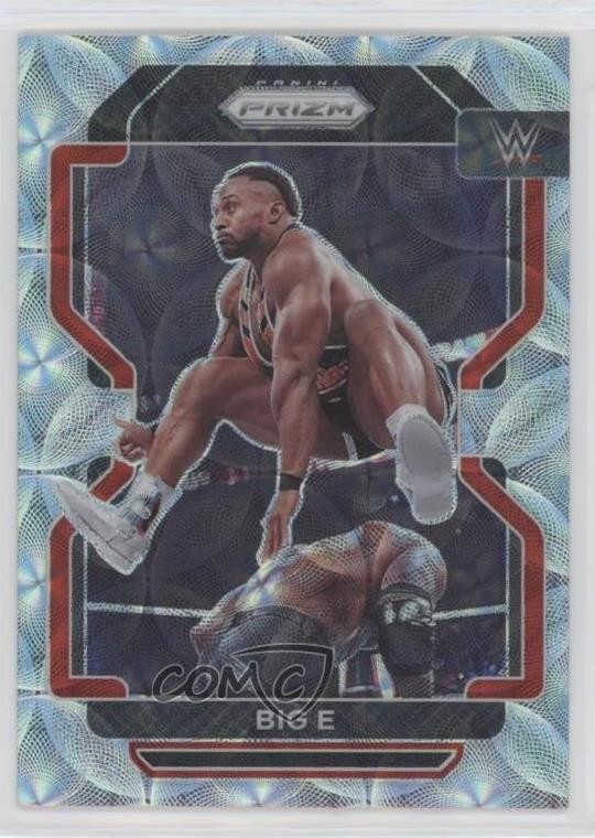 2022 Panini Prizm WWE Premium Box Set Prizm 55/199 Big E #117 ld5
