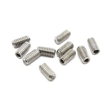 M2.5 x 5mm, Socket Set Screws Cup Point, A2 304 18-8, Stainless Steel