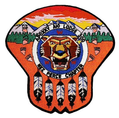 Lodge 300 Apoxky Aio Nez Perce Chapter P1 Neckerchief Patch  OA  BSA