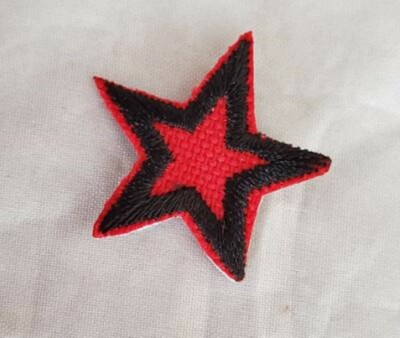 3 x AUFNÄHER Patch che guevara star rot 2.5cm