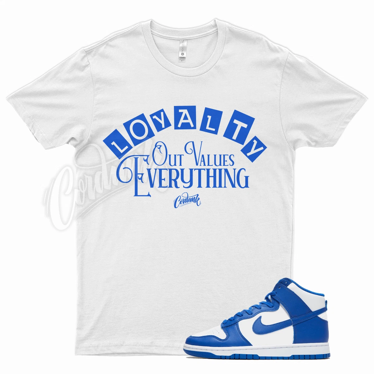 hyper cobalt dunk shirt