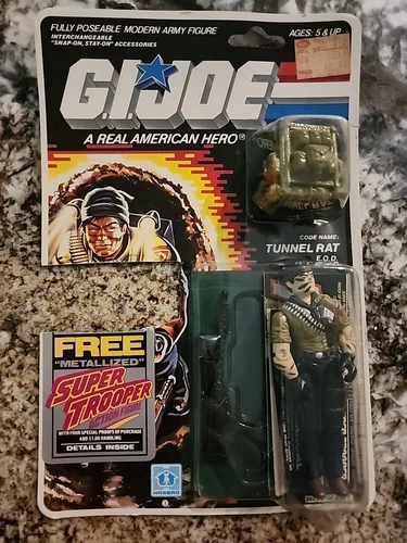 1987 HASBRO GI JOE TUNNEL RAT v1 FIGURE 