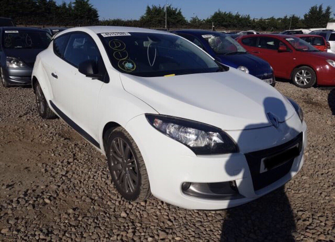 2010 Renault Megane mk3 Coupe GT line White | eBay UK