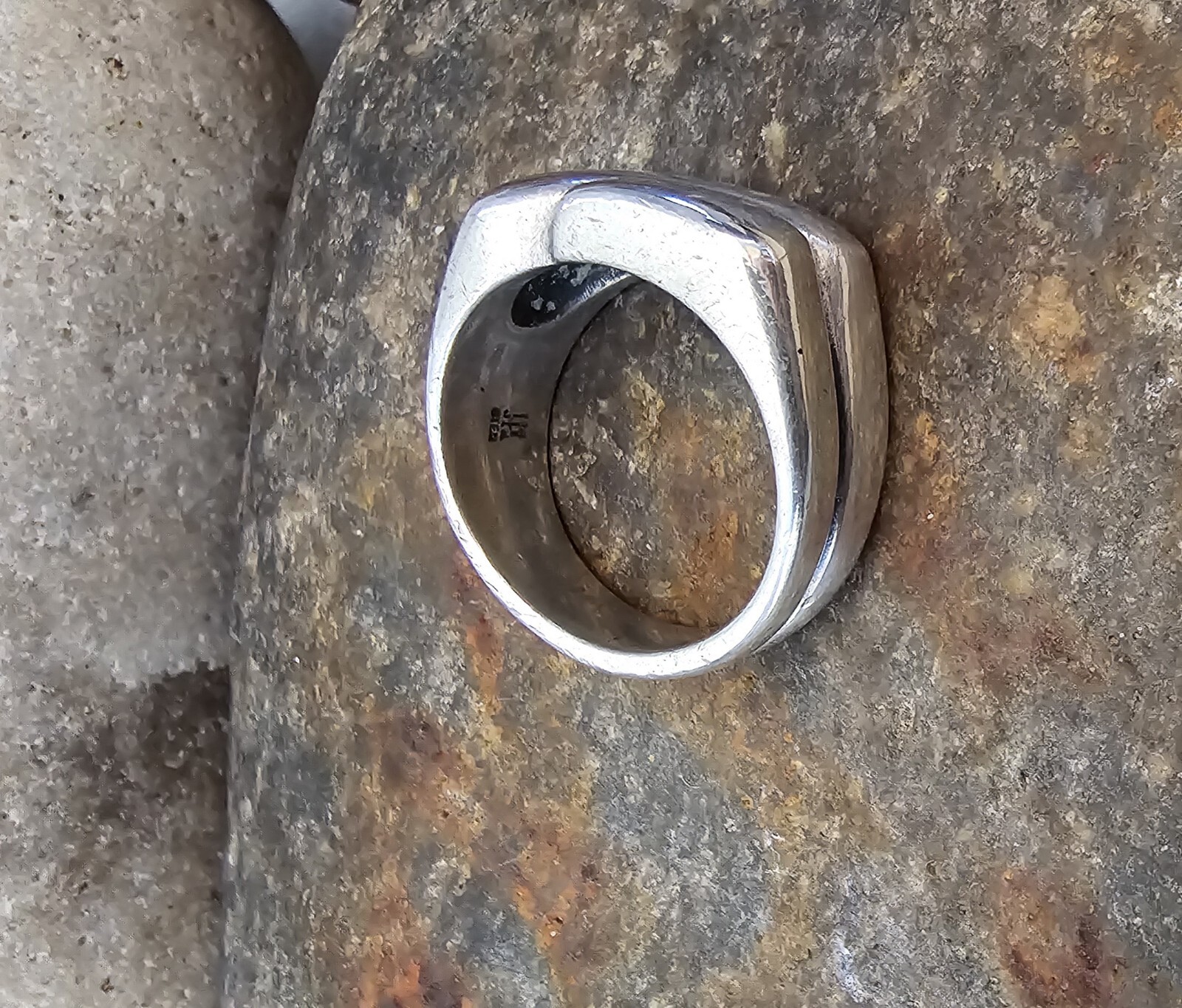 Retired James Avery Rectangle Linear Ring Size 6.5 - image 4