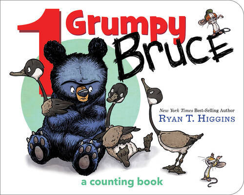Grumpy Bruce Counting Board Book from Mother Bruce Series – Excellent Condition