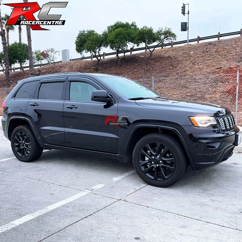 For 11-21 Jeep Grand Cherokee WK2 Acrylic Window Visors Rain Sun Guard Vent 4Pc - Изображение 2 из 4