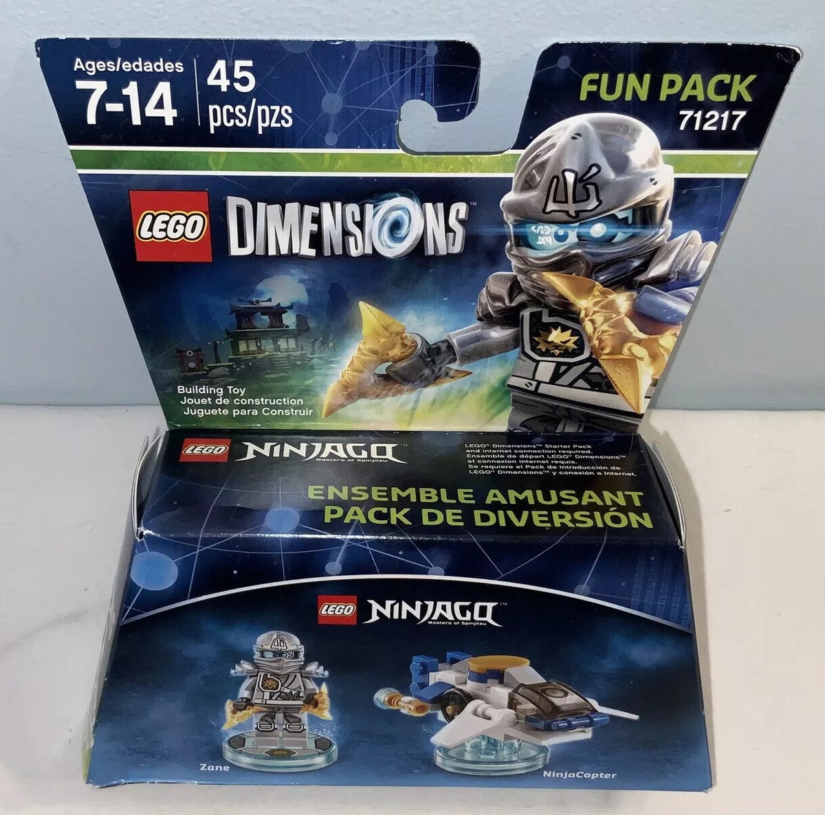 ニックネーム Lego Dimensions Fun Pack 71217 Ninjago With Zane & NinjaCopter | eBay