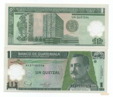 GUATEMALA 1 QUETZAL 2006 PICK 109 POLYMER UNC