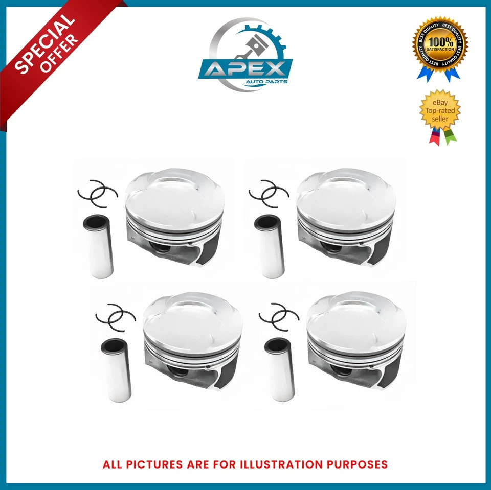 MERCEDES-BENZ M274 1.6 PETROL ENGINE PISTON SIZE 0.50MM X4 A2740301317 NEW - Image 2 of 4