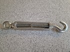 Turnbuckle Wire Tensioner Strainer Galvanised Hook Eye Cable Tension M10