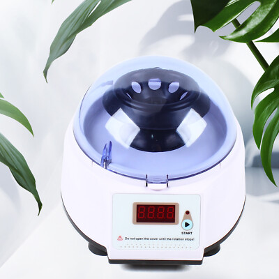 Mini Centrifuge de plasma Lab Micro Centrifuges PRP 4000 rpm w/ Angel/PCR Rotors