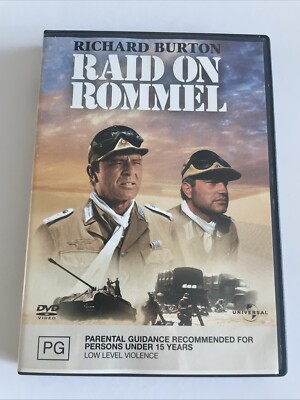 Raidon Rommel (DVD, 1971) Richard Burton Clinton Greyn John Colicos