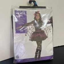 Halloween Costume Miss Wicked Web Size Large 12-14 —3 Piece Set