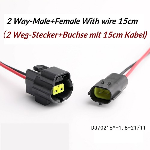 AMP Econoseal KFZ Stecker Set 1/2/3/4/6/8/10/12/16-polig Steckverbinder Motorrad - Picture 23 of 30