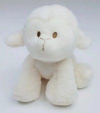 7" Kellytoy Lamb Sheep Plush Rattle Crinkle Soft Baby Stuffed Toy White Cream