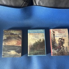 Hellconia Spring, Hellconia Summer, Hellconia Winter By Brian Aldiss 1st Ed HCDJ