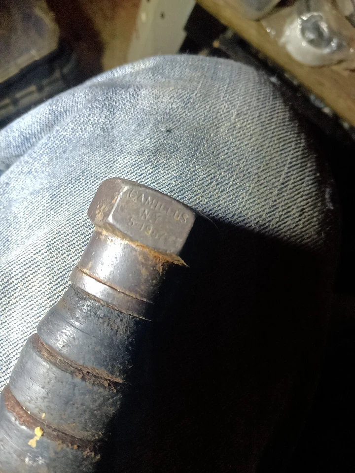 Faca de sobrevivência vintage CAMILLUS NY piloto militar dos EUA lâmina fixa 1-1967 - Imagem 3 de 4