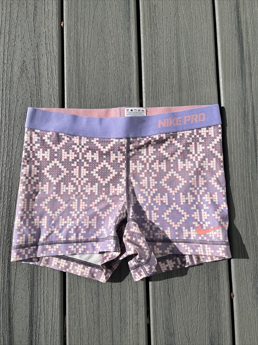 Nike Pro Womens Sz M Dri-Fit Spandex/Compression Shorts 3” ~Lgt