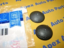 Chevy Silverado GMC Sierra Door Panel Screw Cap Covers Genuine OEM Black 2