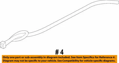 OEM BMW F30 F30N F31 F31N F32 LEFT PARKING BRAKE CABLE 34406792264  