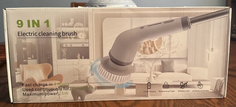 9 In 1 Electric Cleaning Brush Wireless Expandable