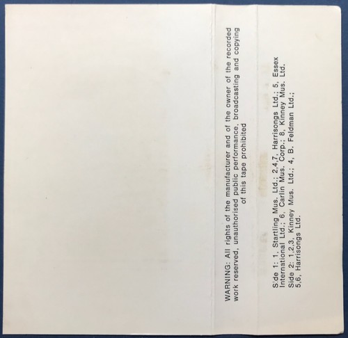 George Harrison CONCERT FOR BANGLADESH Cassettes ZT31231/2 **1ST ISSUE 1972** - Picture 16 of 16