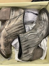 Roan Malina Booties Black Rust Heeled Size 10 Brand New