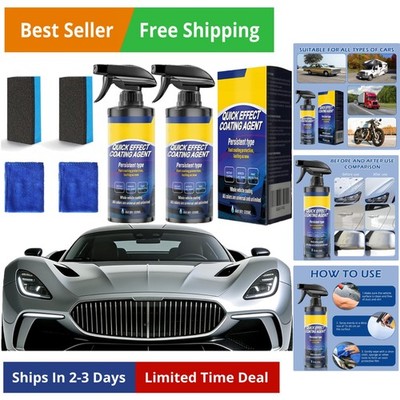 2 Pack Quick Effect Coating Agent for Car - 2026 Upgrade Car Coating Spray, S...