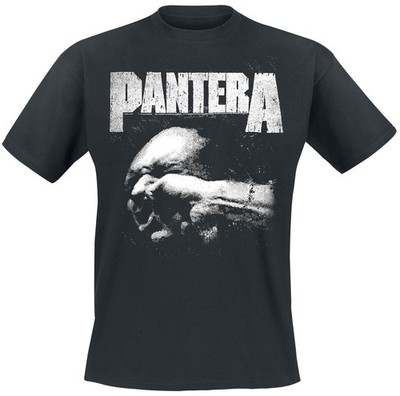 Pantera T-Shirt Herren Double Vulgar schwarz Band-Merch, Bands