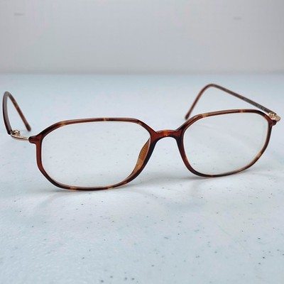 Vtg SILHOUETTE M 2785 Eyeglasses Frames Only Tortoise Brown Gold