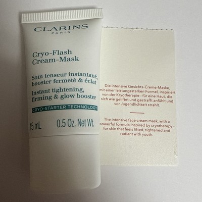 CLARINS *Paris*CRYO - FLASH CREAM -MASK*straffende Gesichtsmaske *15 ml* Neu