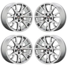 19 Cadillac Cts Coupe Bright Chrome Wheels Rims Factory Oem Set 4671