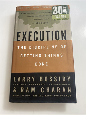 Execution: The Discipline of Getting Things Done by Bossidy & Charan abmu