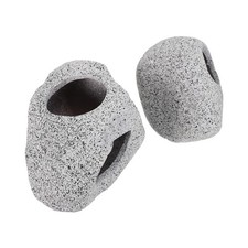 2pcs Aquarium Caves and Hideaway: Aquarium Decor Rock Cave for Aquatic Pets to