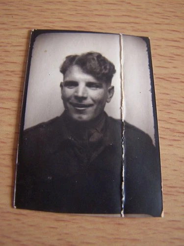 WW2 Military Soldier Vintage Photo Booth Fred RASC