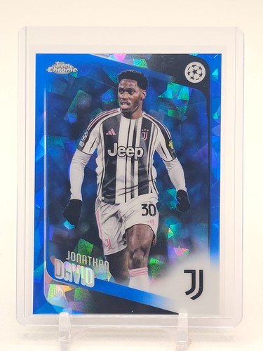 JONATHAN DAVID 2025-26 TOPPS CHROME SAPPHIRE UEFA CLUB COMPETITIONS #17 F Q3356