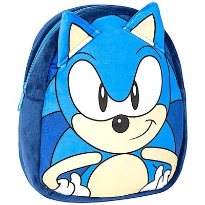 Sonic The Hedgehog 3D Kinderrucksack Plüsch 22 cm - Kuscheliger Freizeitrucksack