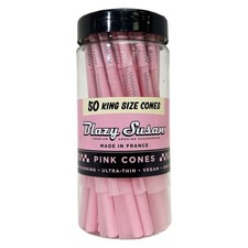 Blazy Susan King Size Pink Pre-Rolled Cones U...