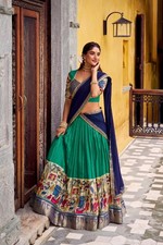 Indian Georgette Lehenga Choli Fancy Dupatta Set Party Wedding Women Girls