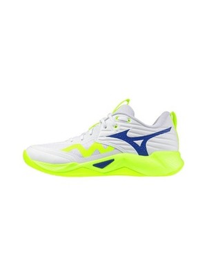 Mizuno Wave Momentum Pro Volleyball-White Yellow Blue - V1GA254039 Expeditedship