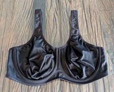 New Syrokan 44DD A227 Max Support High Impact Black Underwire Sports Bra