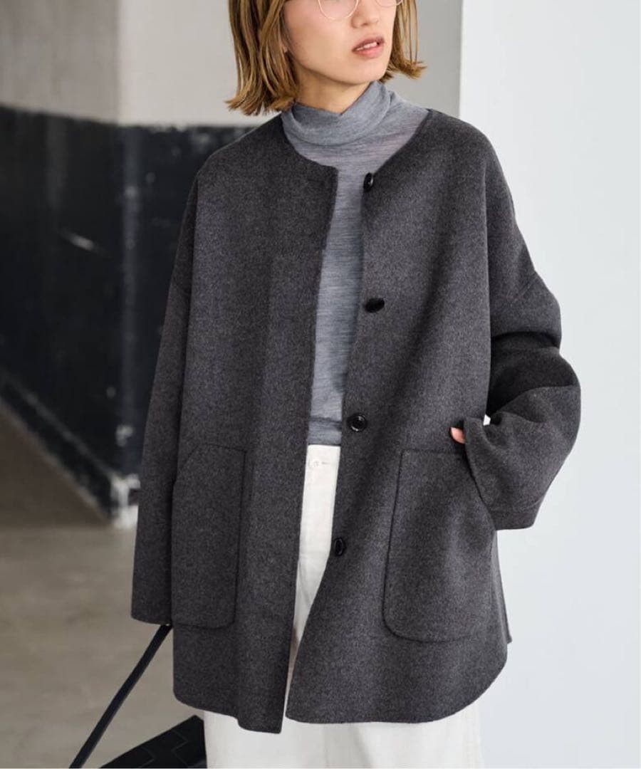 FRAMeWORK Hamilton River Crew Neck Coat - image 2