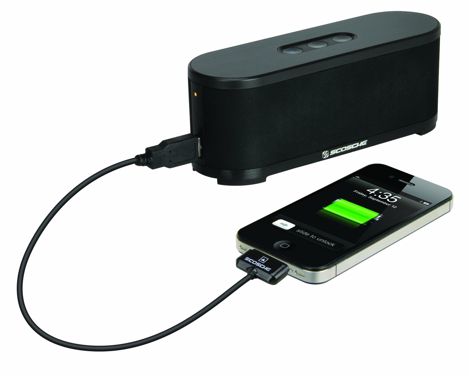 Scosche BTSPK2 boomSTREAM Bluetooth Media Speaker - Bluetoot