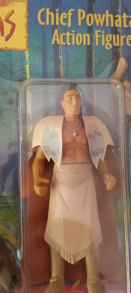 Disney Pocahontas Chief Powhatan Action Figure Mattel 1995 Vintage - Imagen 3 de 4