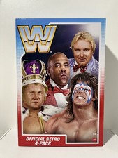 WWE Retro 4-Pack Ultimate Warrior Virgil Bobby Heenan King Harley Race - Sealed