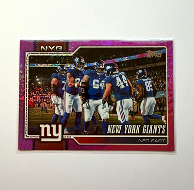 Topps New York Giants 2026 NFL Team Card Parallel/Variety #275