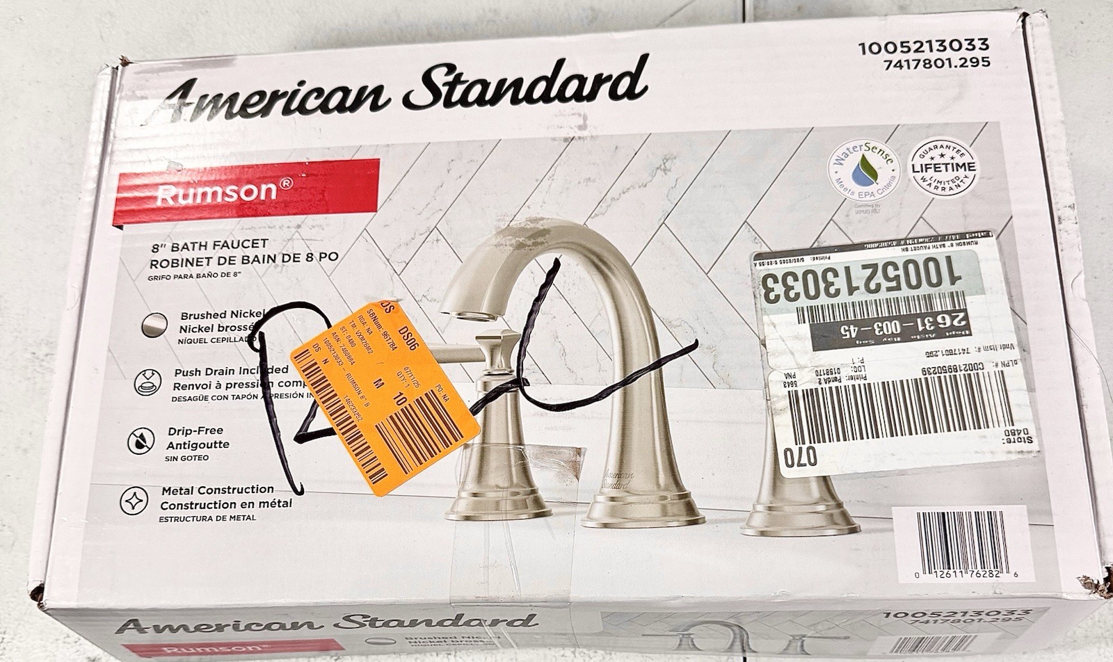 American Standard Rumson 8 in. Widespread 2-Handle Faucet in