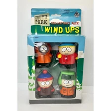 South Park Wind Ups Action Figure Cartman Kenny Kyle Stan Collector Pack Set