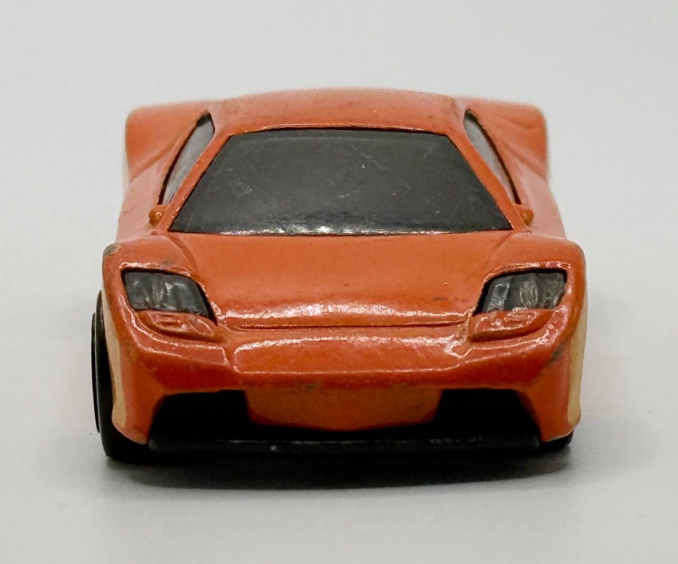 Hot Wheels 2007 Acura HSC Concept Car Exotics Series Orange Yellow - Image 2 of 4