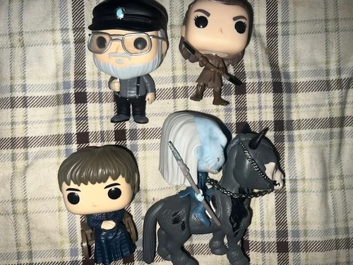 Game of Thrones loose Funko Pops! Mounted White Walker, Arya, George RR Martin